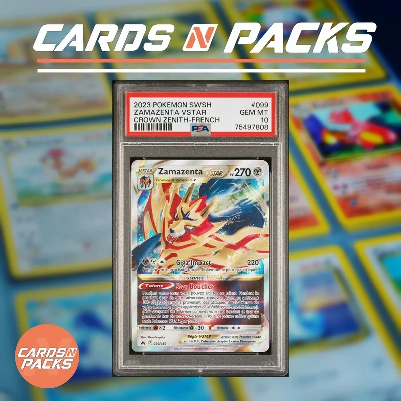 Pokémon Card Zamazenta VSTAR 099/159 - Crown Zenith - Cards N Packs